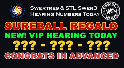 swertres sureball hearing today 5pm 9pm